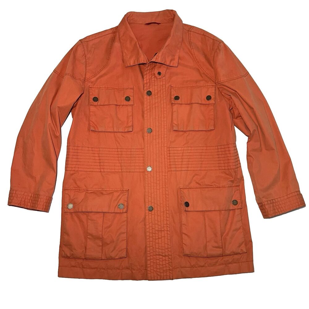 Carolina Herrera Women’s Field Jacket Size M Orange